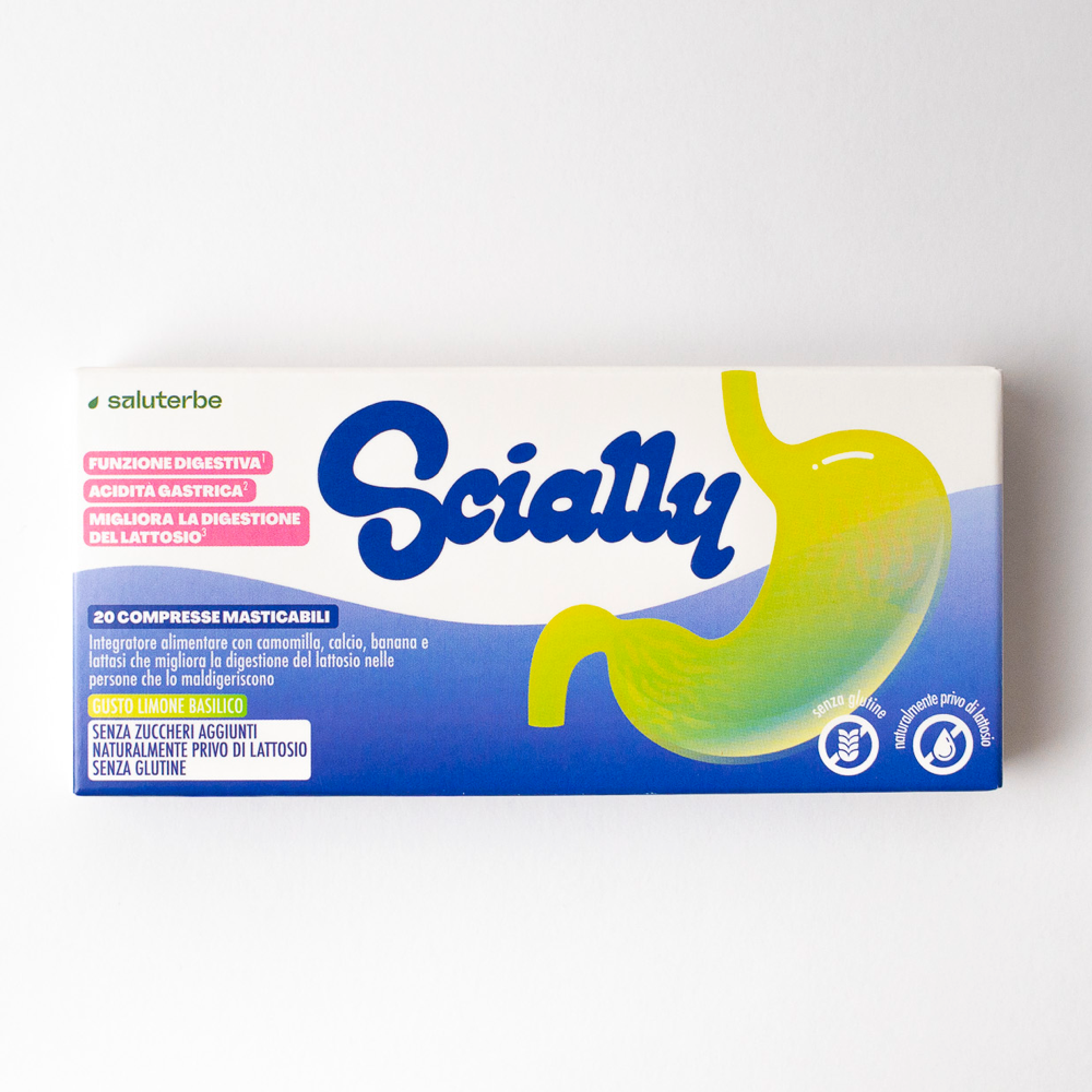 Scially - Integratore Digestivo Antiacido 3in1